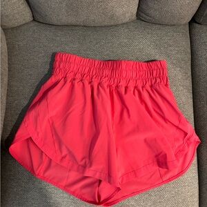 Lululemon Bright Pink Athletic Shorts